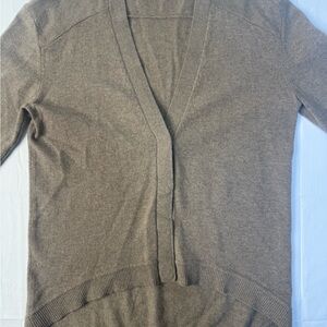 Aqua V-Neck Cardigan - Taupe